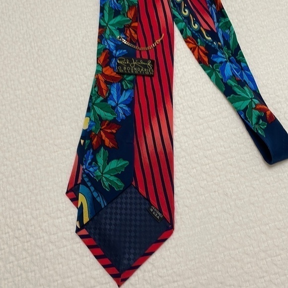 Rush Limbaugh No Boundaries Collection 100% Silk Tie—Colorful! Excellent Cond! - Picture 7 of 8